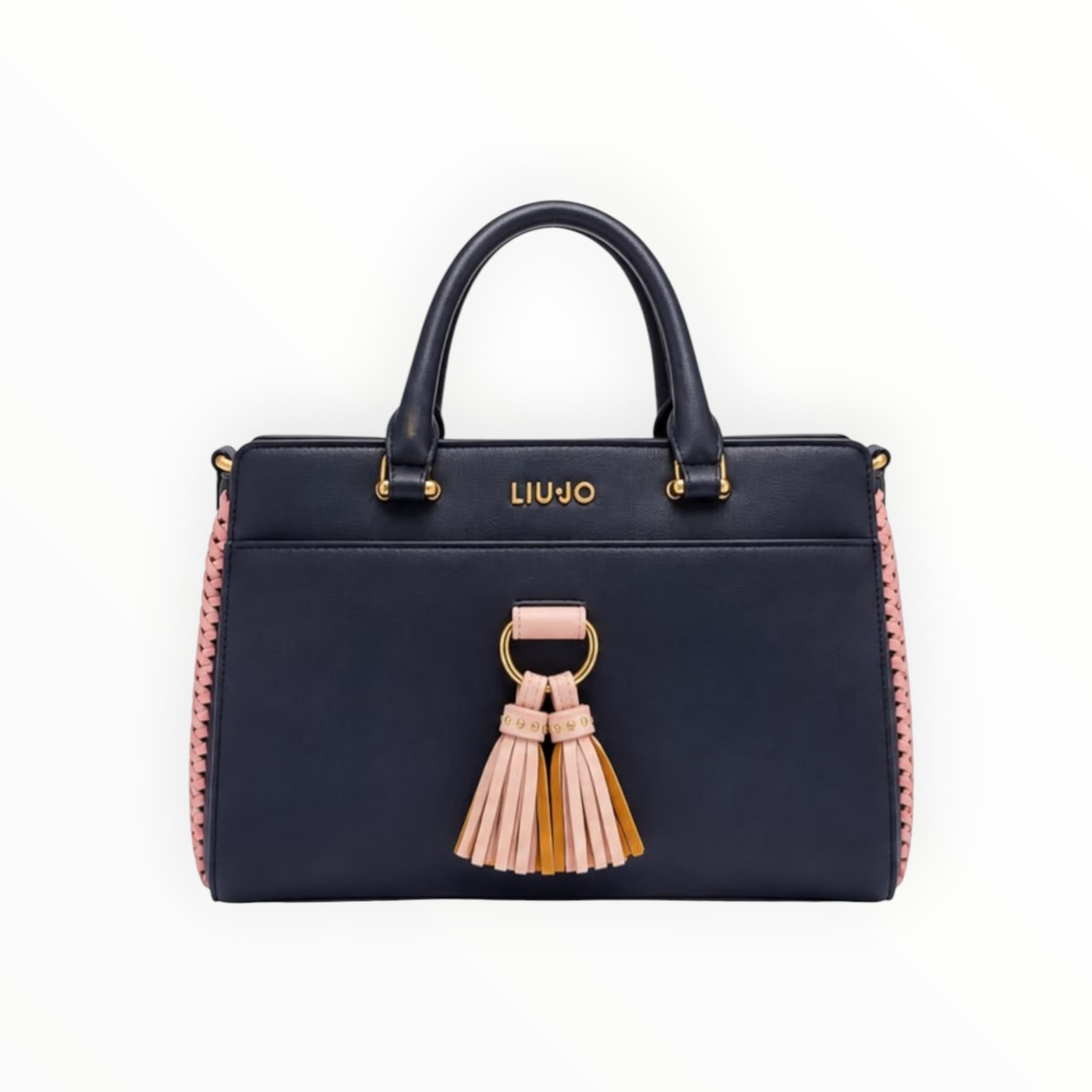 BORSA DONNA “LIU JO” AA3B72 E0037 M SATCHEL BLU SCURO