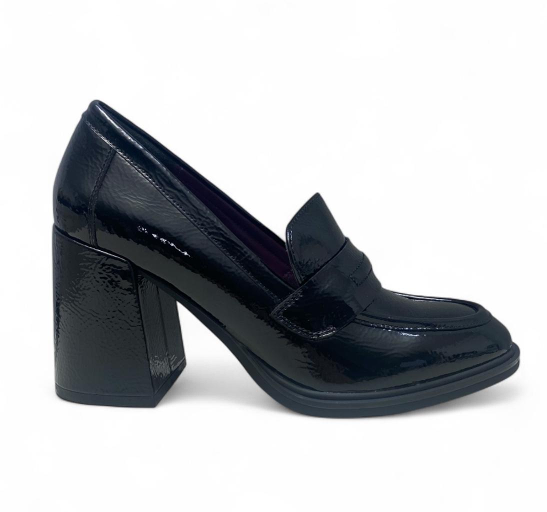 Mocassini Donna “Apepazza” F3TRENDY01/PAT  Terry Vernice Nero