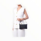 Borsa Donna “MICHAEL KORS” JET SET TRAVEL 35T5STVW1C SMALL CONV POUCH NYLON  NERO