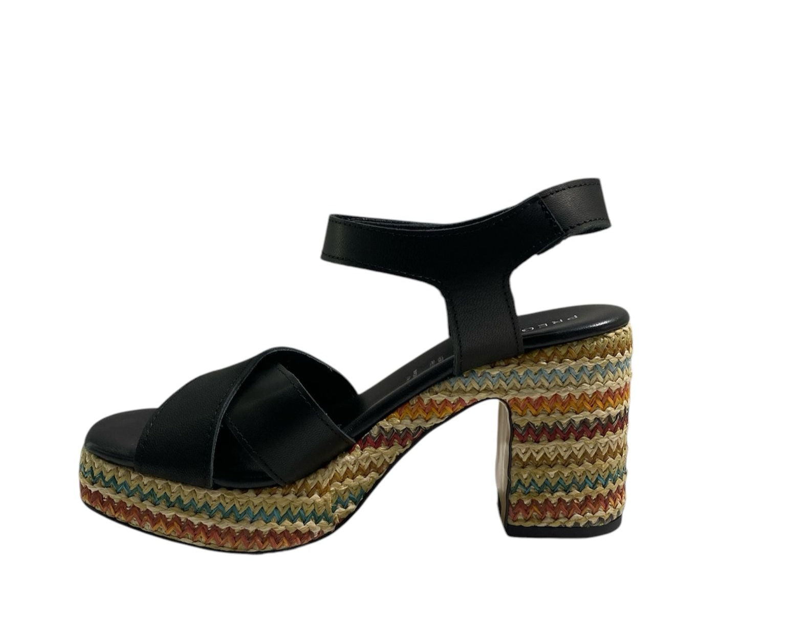 SANDALI TACCO DONNA “PREGUNTA” 2419522 PRIMAVERA ESTATE 2025 NERO