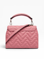 BORSA Donna “GUESS” QG965378 Melisandra Mini Chevron Rosa