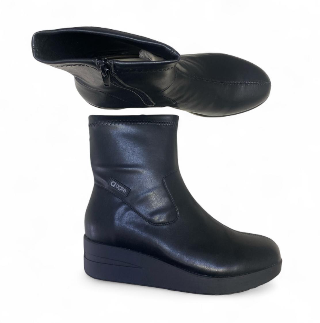 Stivaletti Donna "AGILE by Rucoline" Jackie Boots  2621 A nero