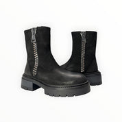 Stivaletti Donna "CAFè NOIR" FB7001 Pelle Nero