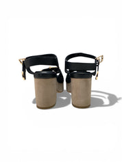 Sandali Donna "JANET & JANET" J-153 CLAIRE Vera Pelle Nero