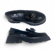 Mocassini Donna “Braccialini” L38 Vernice Nero