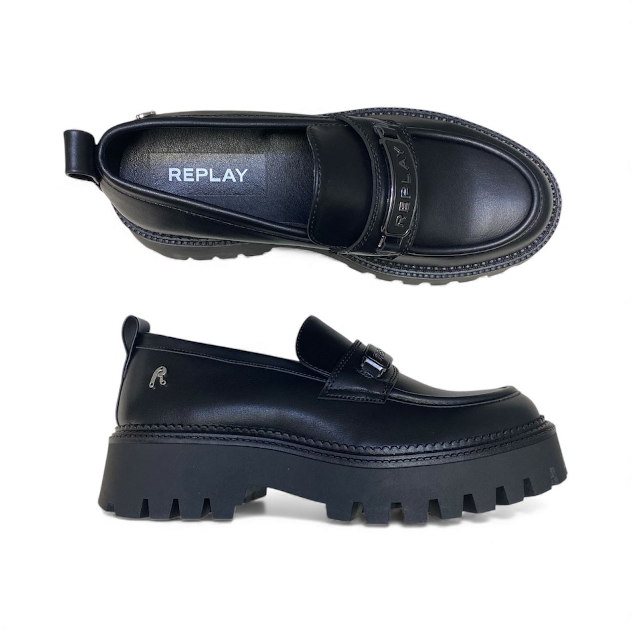 Mocassini Donna “REPLAY" RL920005S Nero