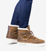 Stivaletti Donna "U.S. POLO USSN.” VEGY005W/CHY1 Marrone Scuro