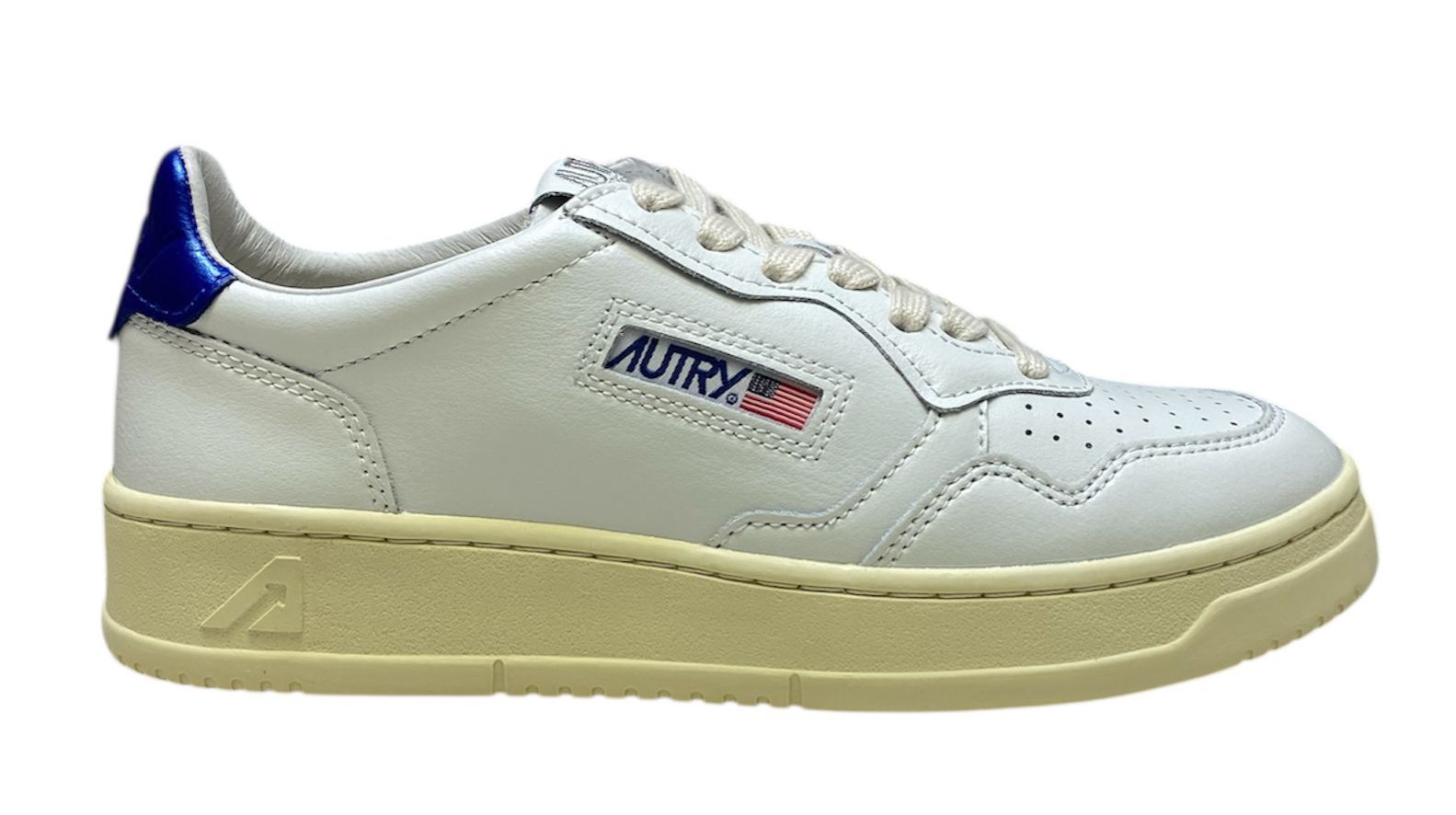 SNEAKERS DONNA “AUTRY” MEDALIST AULW LL63 PELLE BIANCO/BLU