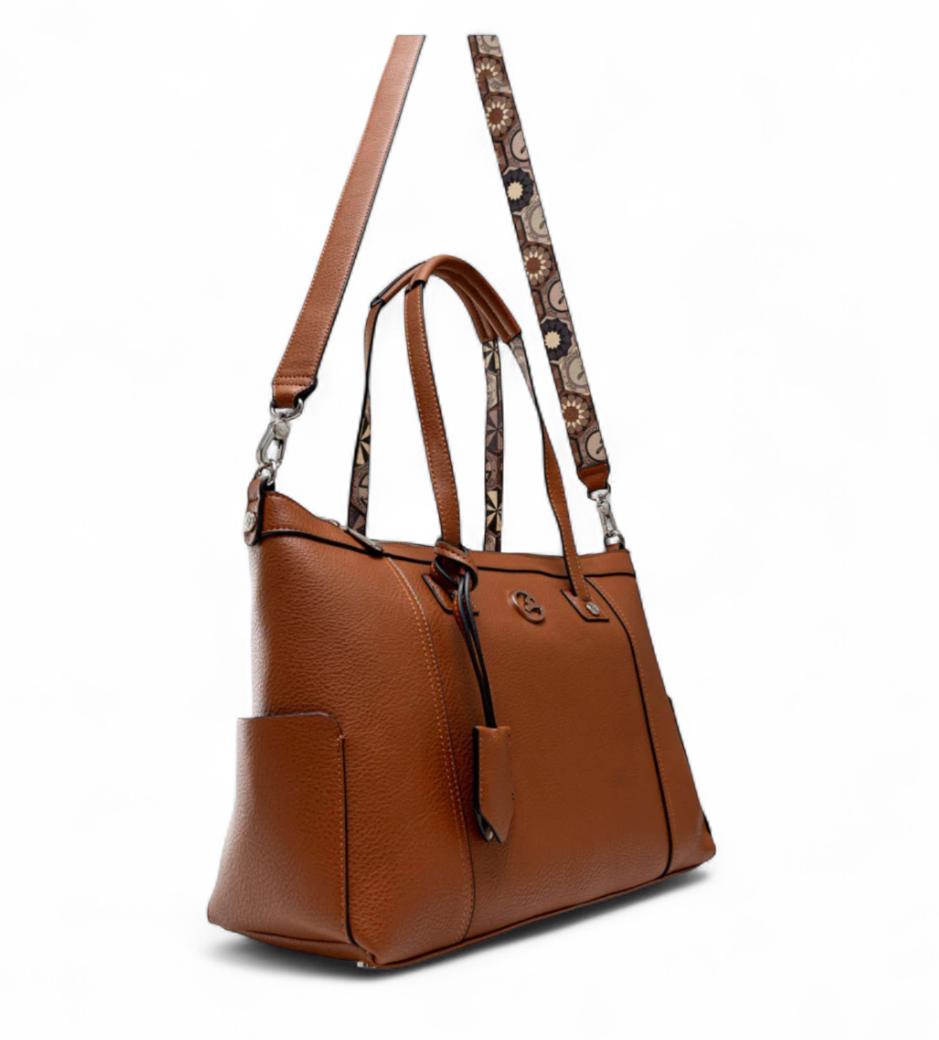 Borsa Donna “GATTINONI ROMA” >Denise Soft Shopping Cuoio