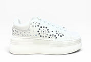 SNEAKERS DONNA “CULT” CLW442500 PEARL LOW PELLE BIANCO