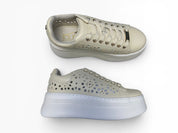 SNEAKERS DONNA “CULT” CLW442501 PEARL LOW PELLE BEIGE