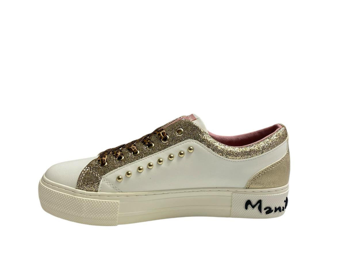 SNEAKERS DONNA “MANILA GRACE” VERA PELLE BIANCO PRIMAVERA/ESTATE 2025 R3A9-60175