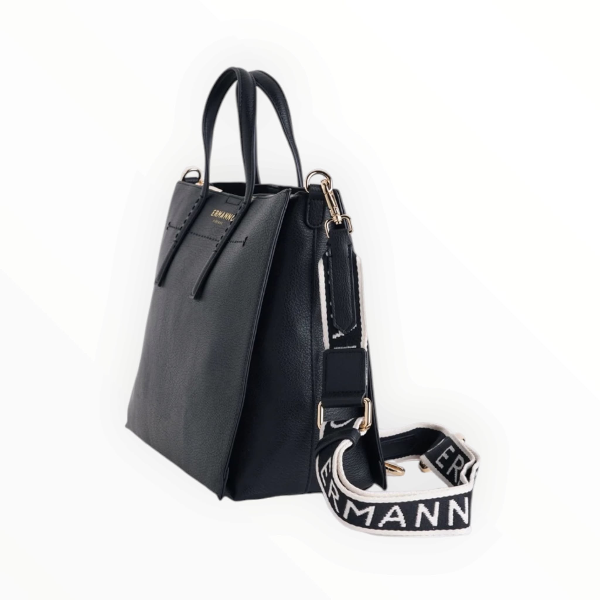 BORSA DONNA “ERMANNO SCERVINO FIRENZE” LARGE TOTE TIARA NERO
