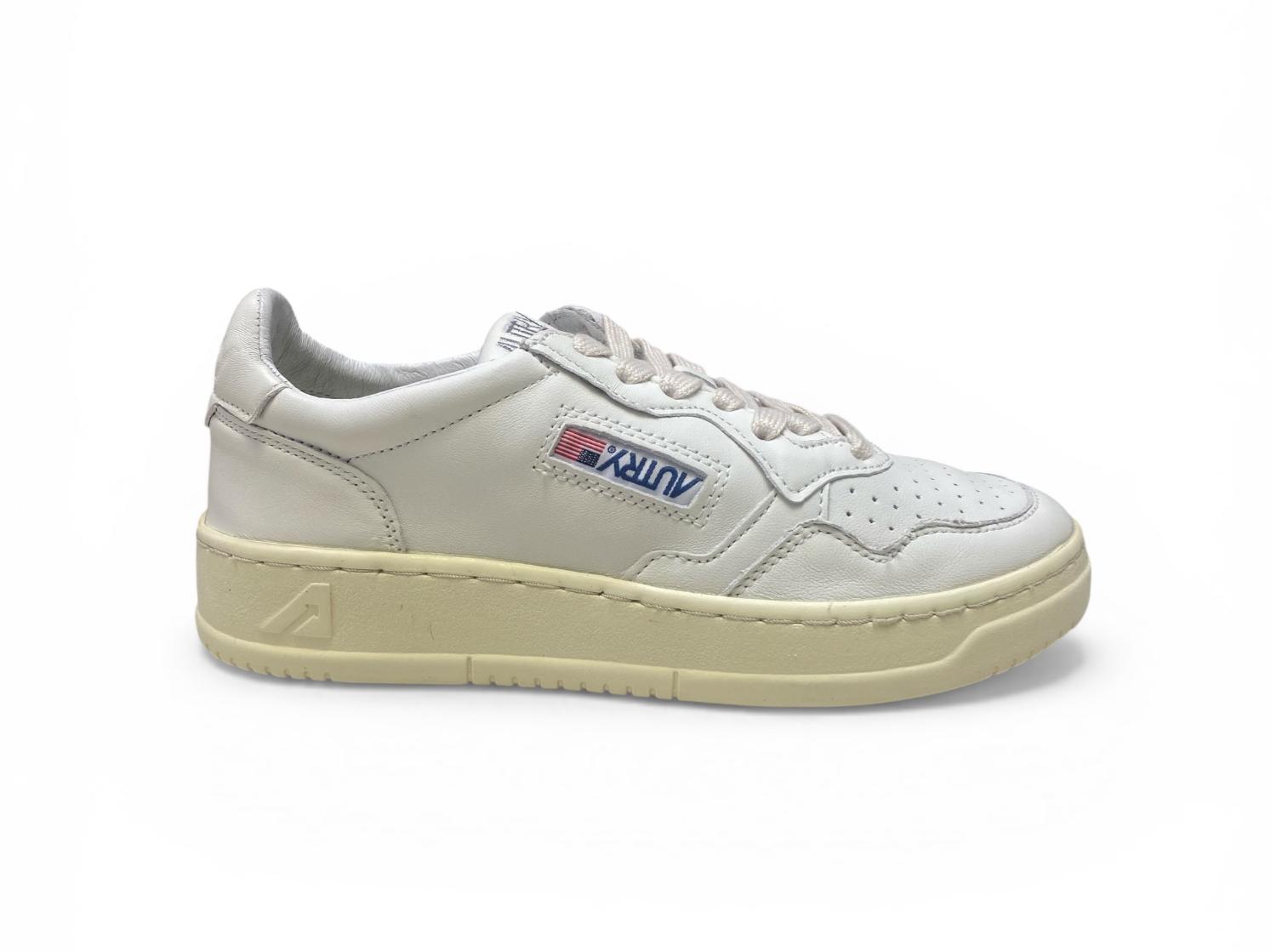 SNEAKERS DONNA “AUTRY” MEDALIST REVERSE LIMITED EDITION GL01 PELLE BIANCO