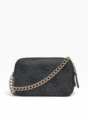 BORSA Donna “GUESS” OS967214 Noelle II Logo Grigio/Nero