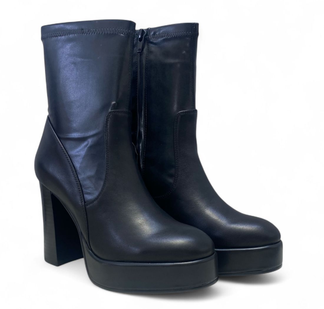 Stivaletti Donna “APEPAZZA" F3TWIGGY02/LEA TEA Elasticizzati Nero