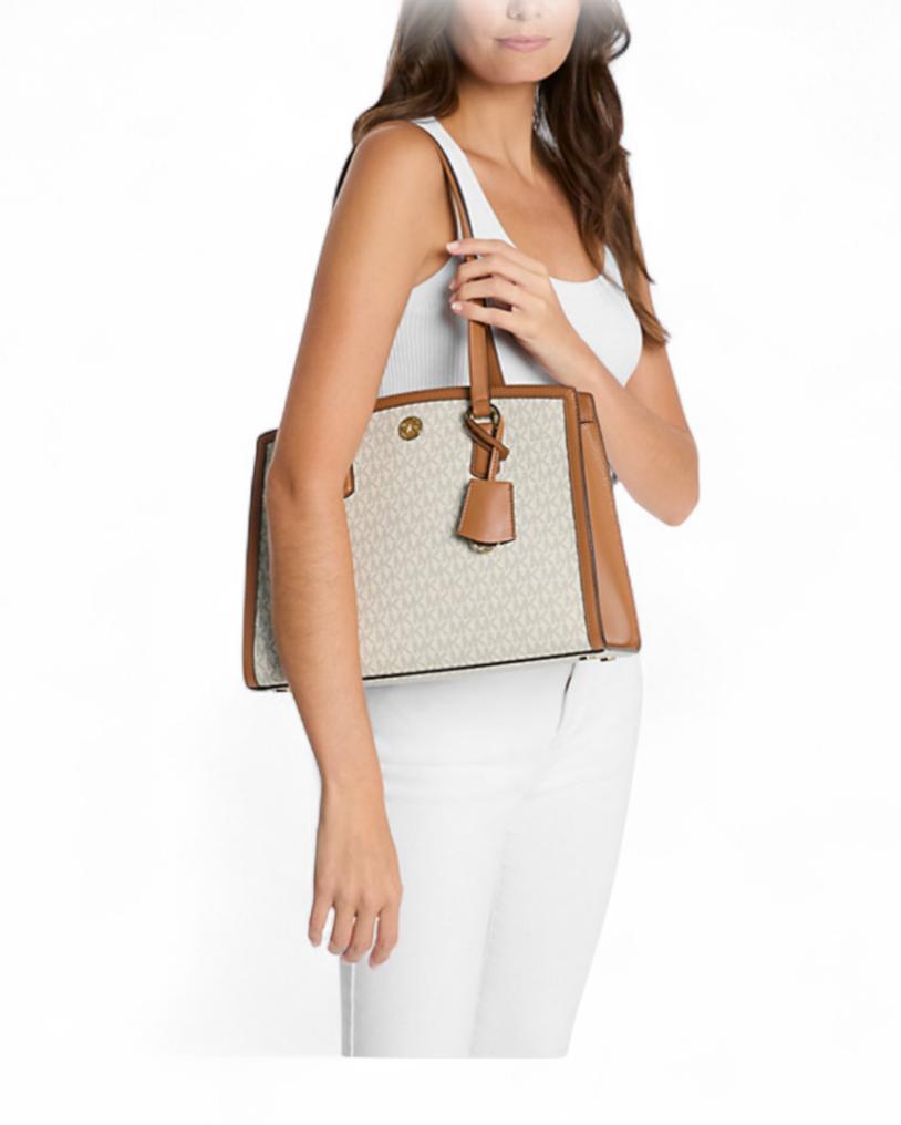 Borsa Donna “MICHAEL KORS” Chantal 30S4G7CT2B Tote Vanilla