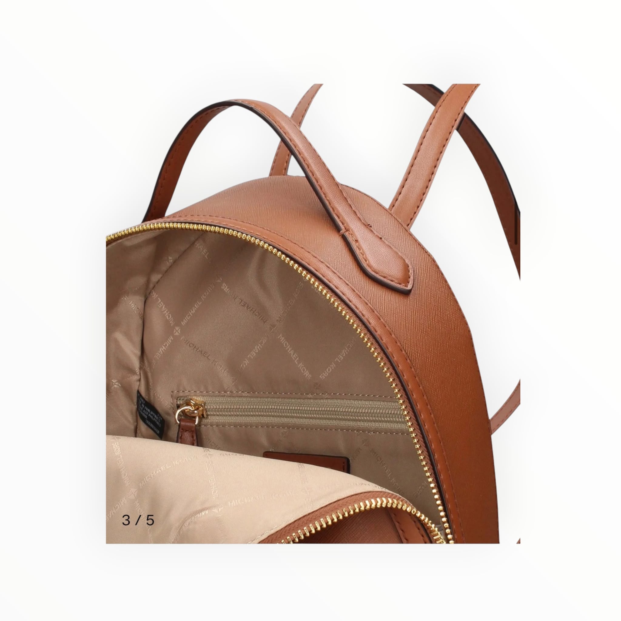 Borsa Zaino Donna “MICHAEL KORS” SHEILA 35F3G6HB6L MD BACKPACK LUGGAGE CUOIO