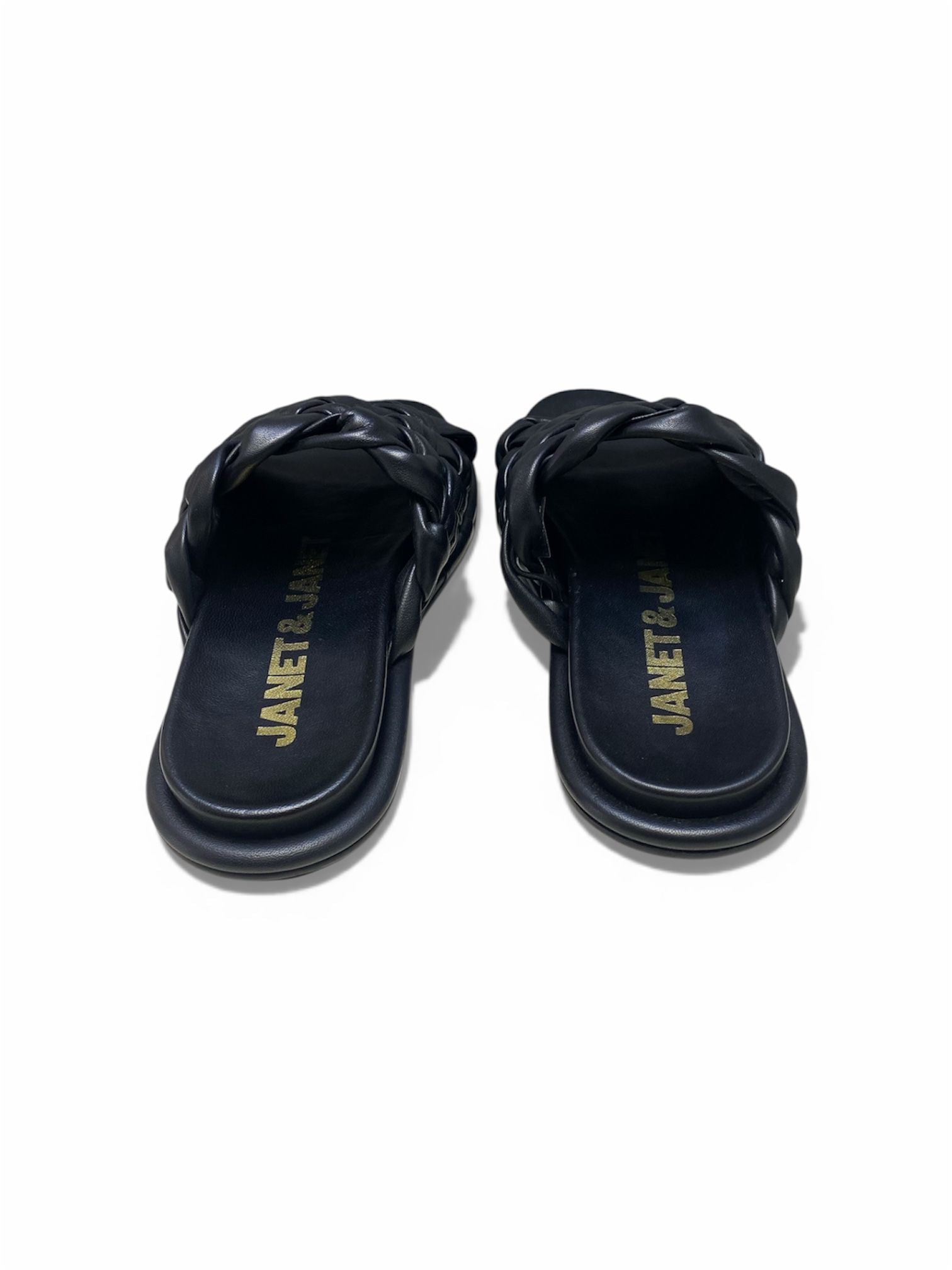 Sandali Donna "JANET & JANET" J-163 JADE Vera Pelle Nero