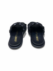 Sandali Donna "JANET & JANET" J-163 JADE Vera Pelle Nero