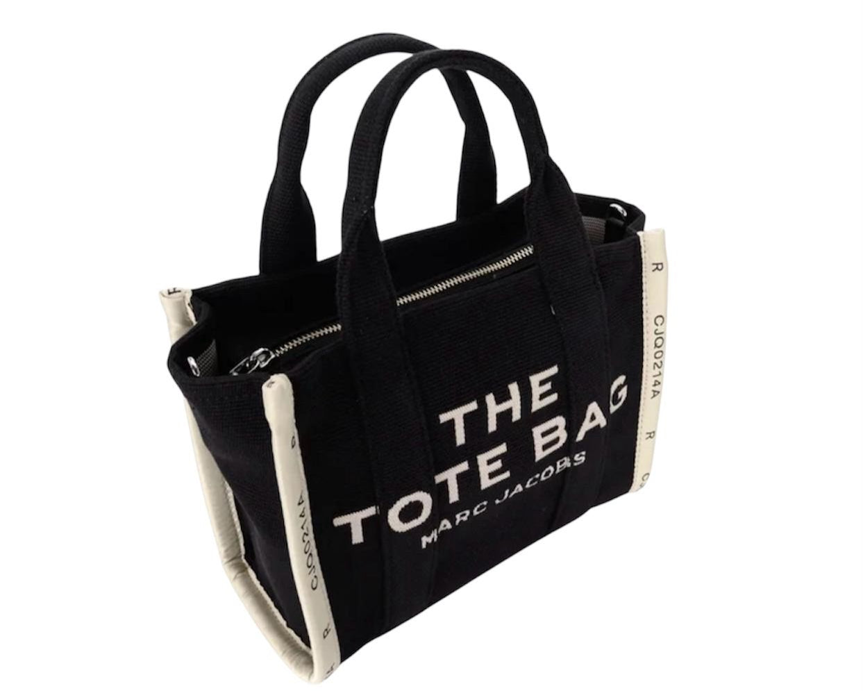 BORSA DONNA “MARC JACOBS" THE TOTE JACQUARD MEDIUM  SHOPPING  NERO