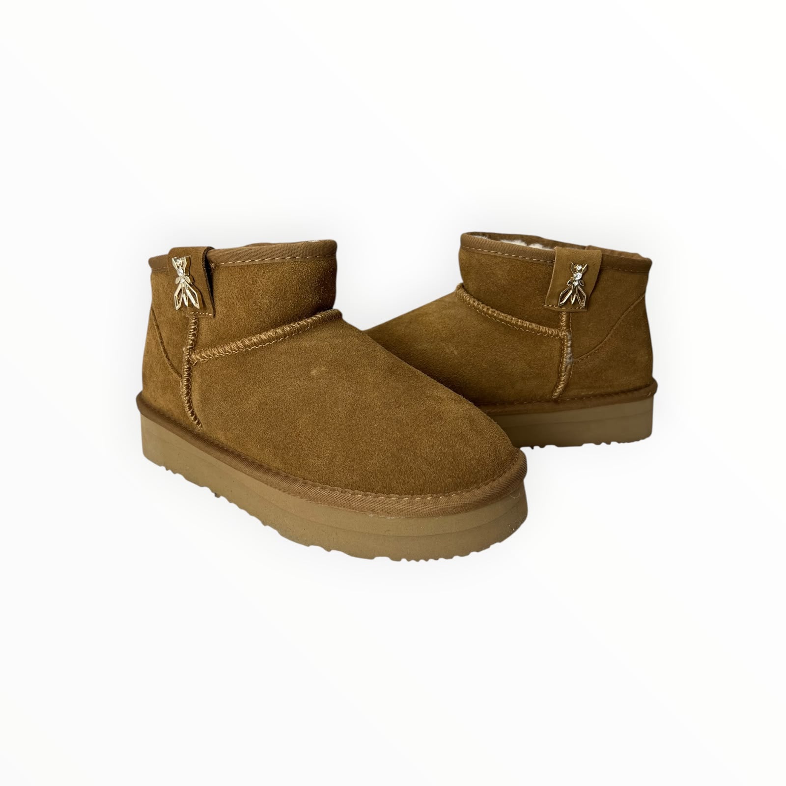 Stivaletti  Donna “PATRIZIA PEPE" PPJ989 Camoscio Camel