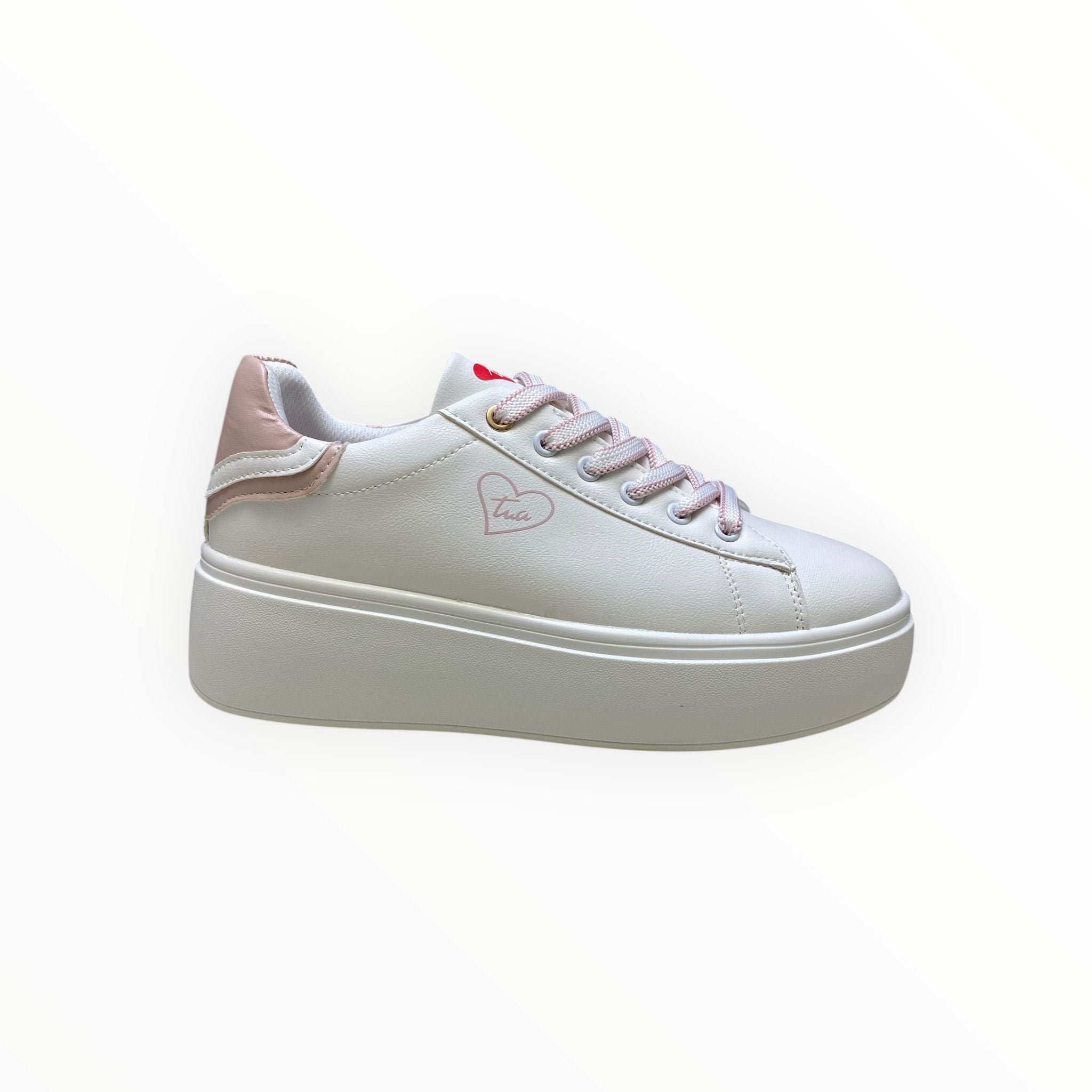 Sneakers Donna “BRACCIALINI” BA138 Bianco/Rosa