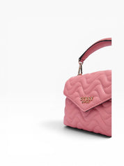 BORSA Donna “GUESS” QG965378 Melisandra Mini Chevron Rosa