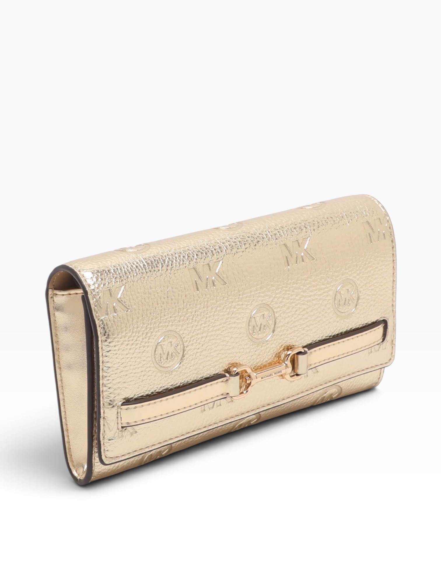 Borsa Donna “MICHAEL KORS” CARSON  35R6G2ZC7M LARGE WALLET ORO GOLD