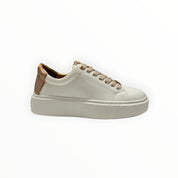 SNEAKERS  “ALEXANDER SMITH” LONDON HIGH LHW 8272 WIP PELLE BIANCO/RAME METAL