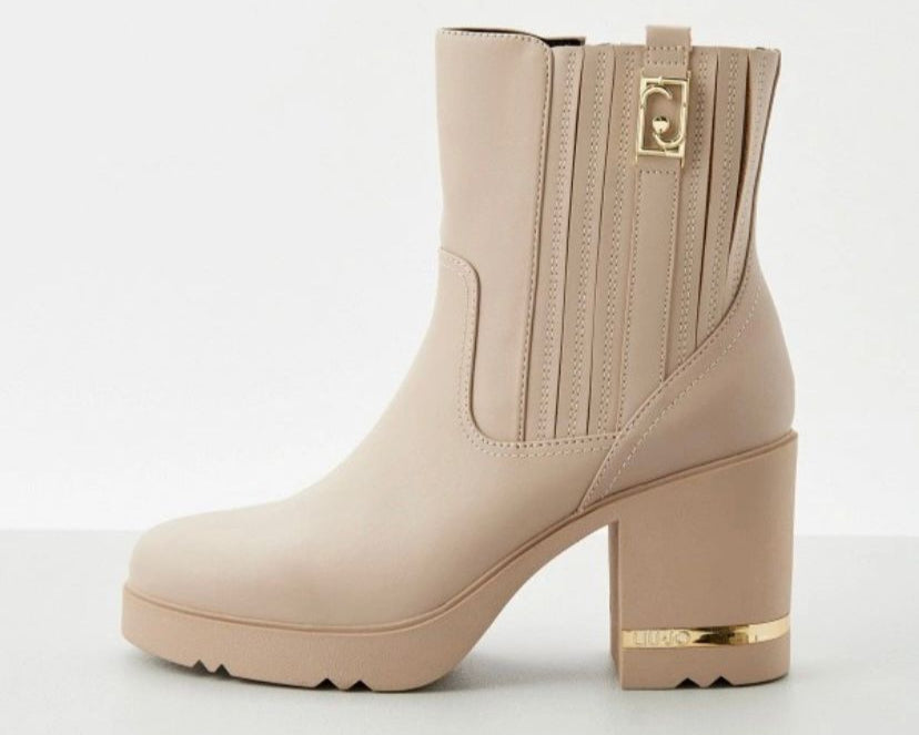 Stivaletti Donna "LIU.JO" Gloria 24 Ankle Boot Cream