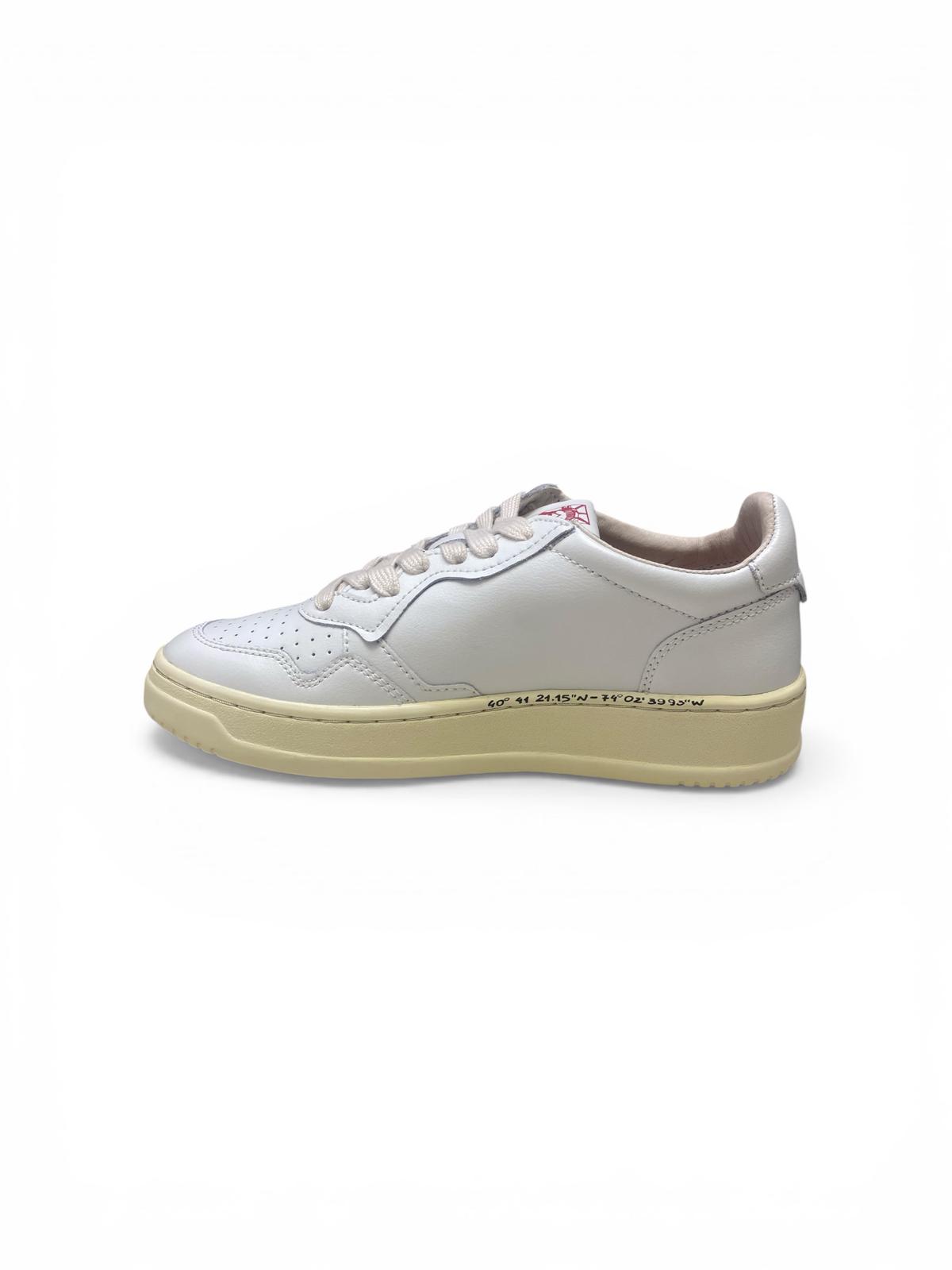 SNEAKERS DONNA “AUTRY” MEDALIST LIBERTY LI01 PELLE BIANCO