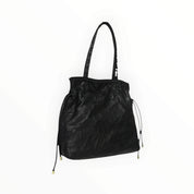 BORSA DONNA “ERMANNO SCERVINO FIRENZE” HOBO SPENCER EMBROIDERY NERO