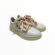 SNEAKERS DONNA “AUTRY” MEDALIST  AULW SK02 VINTAGE  PELLE BIANCO/ROSA