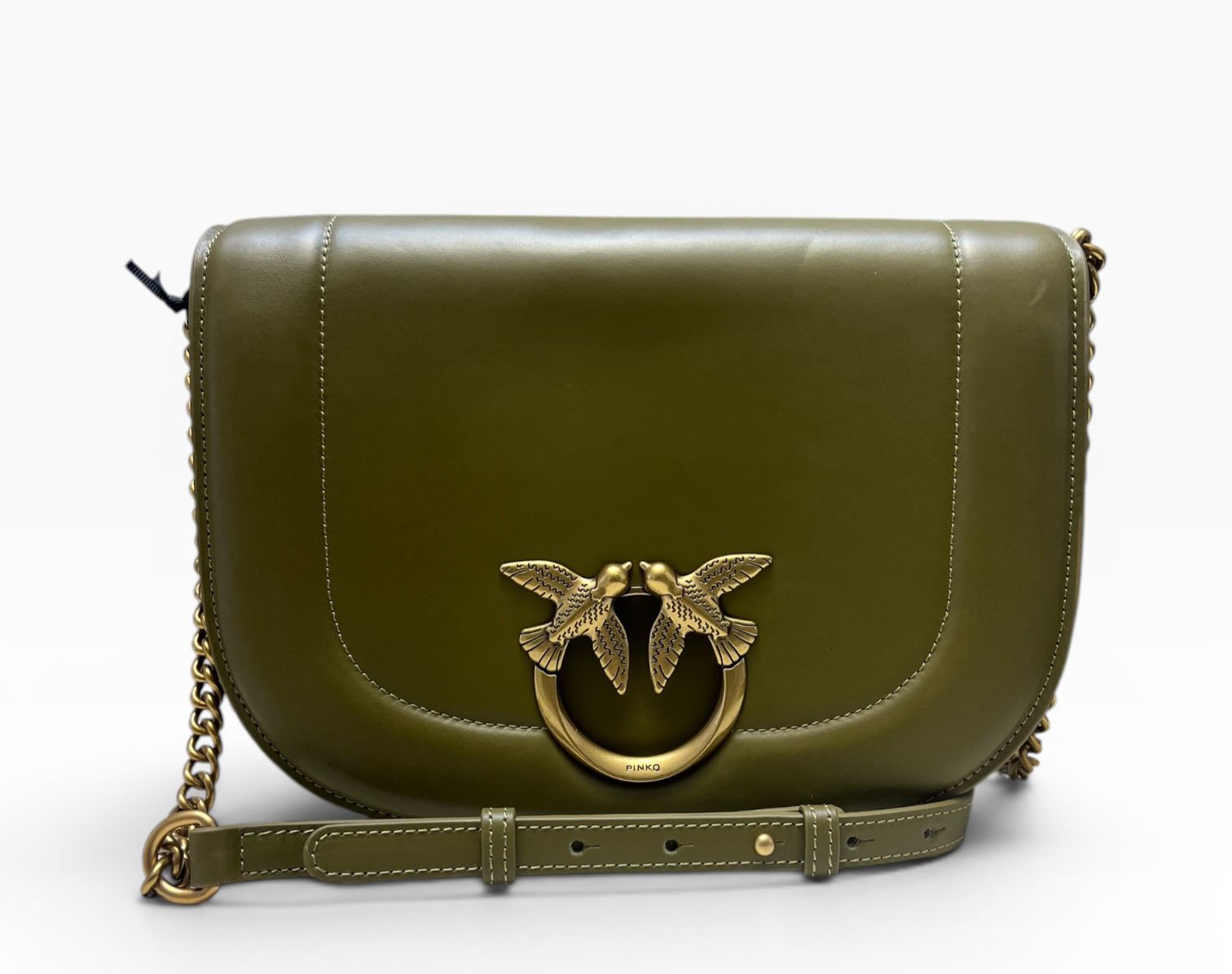 BORSA DONNA “PINKO ” LOVE ROUND CLICK CLASSIC V62Q  VITELLO VERDE