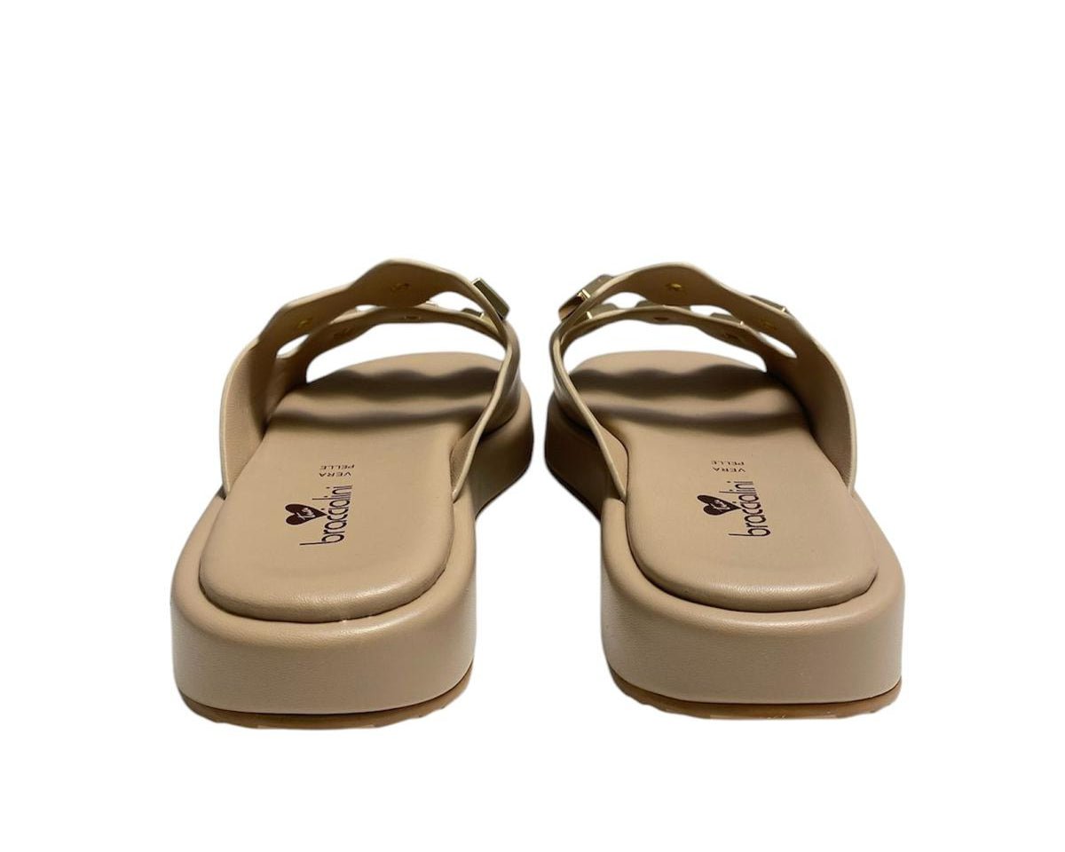 SANDALI CIABATTE DONNA “BRACCIALINI” BB62 PRIMAVERA ESTATE 2025 NUDE