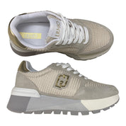 SNEAKERS DONNA “LIU JO” AMAZING 25 S1803 SUEDE/MESH BEIGE