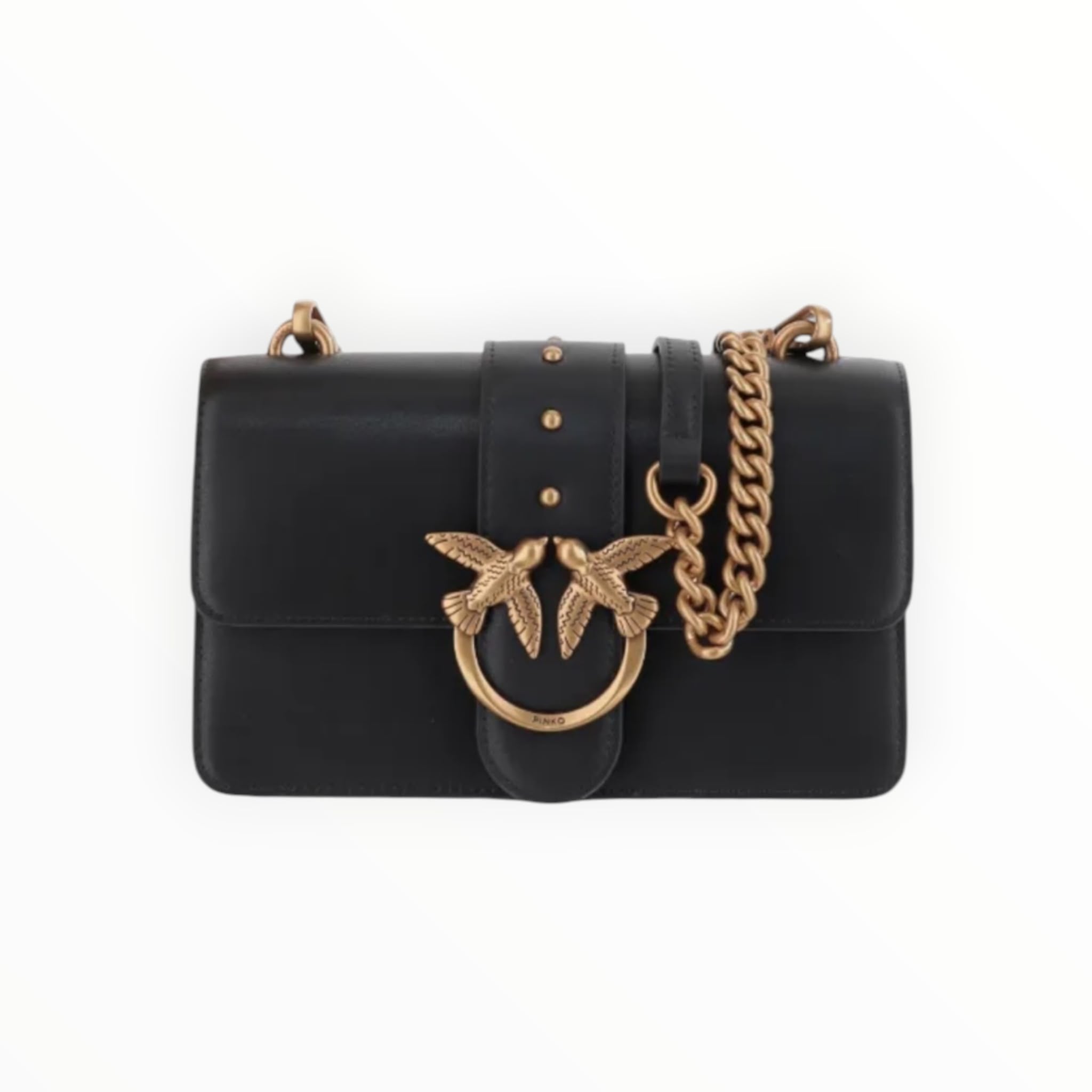 BORSA DONNA “PINKO ” LOVE MINI CL A0F1 Z99Q PELLE NERO