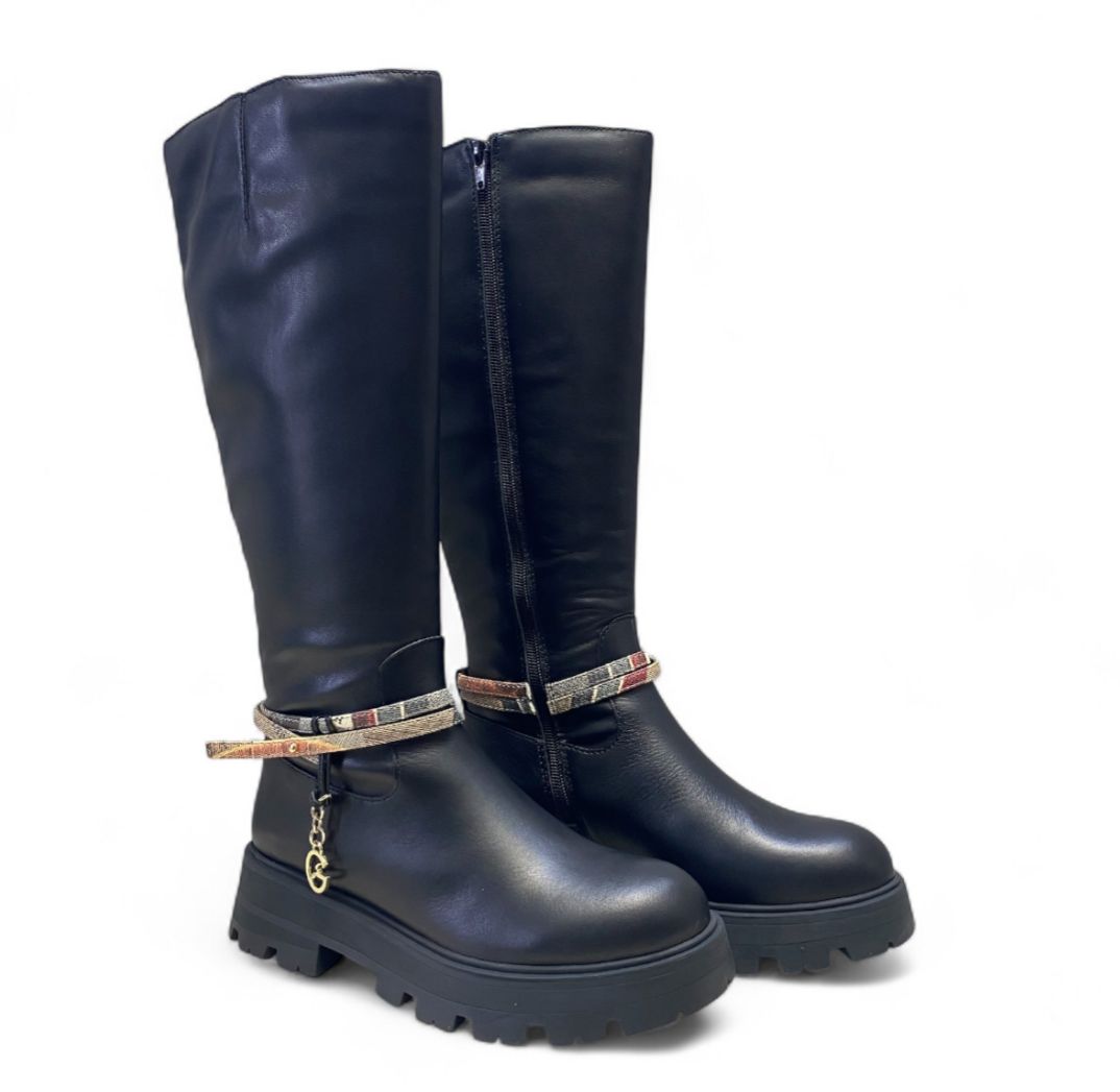 Stivali Donna “GATTINONI CIRCUS” Leroy P10 Pelle Nero