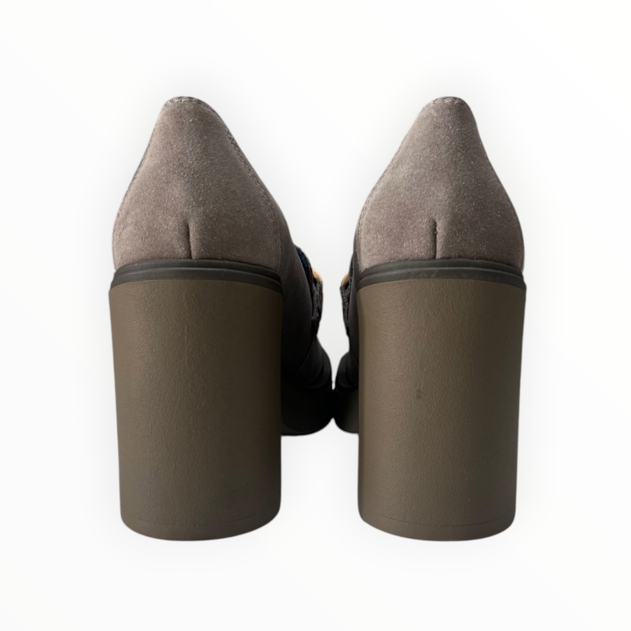 MOCASSINO DONNA “APEPAZZA ” AGNESE F4AMBERO2/SUE CAMOSCIO TAUPE
