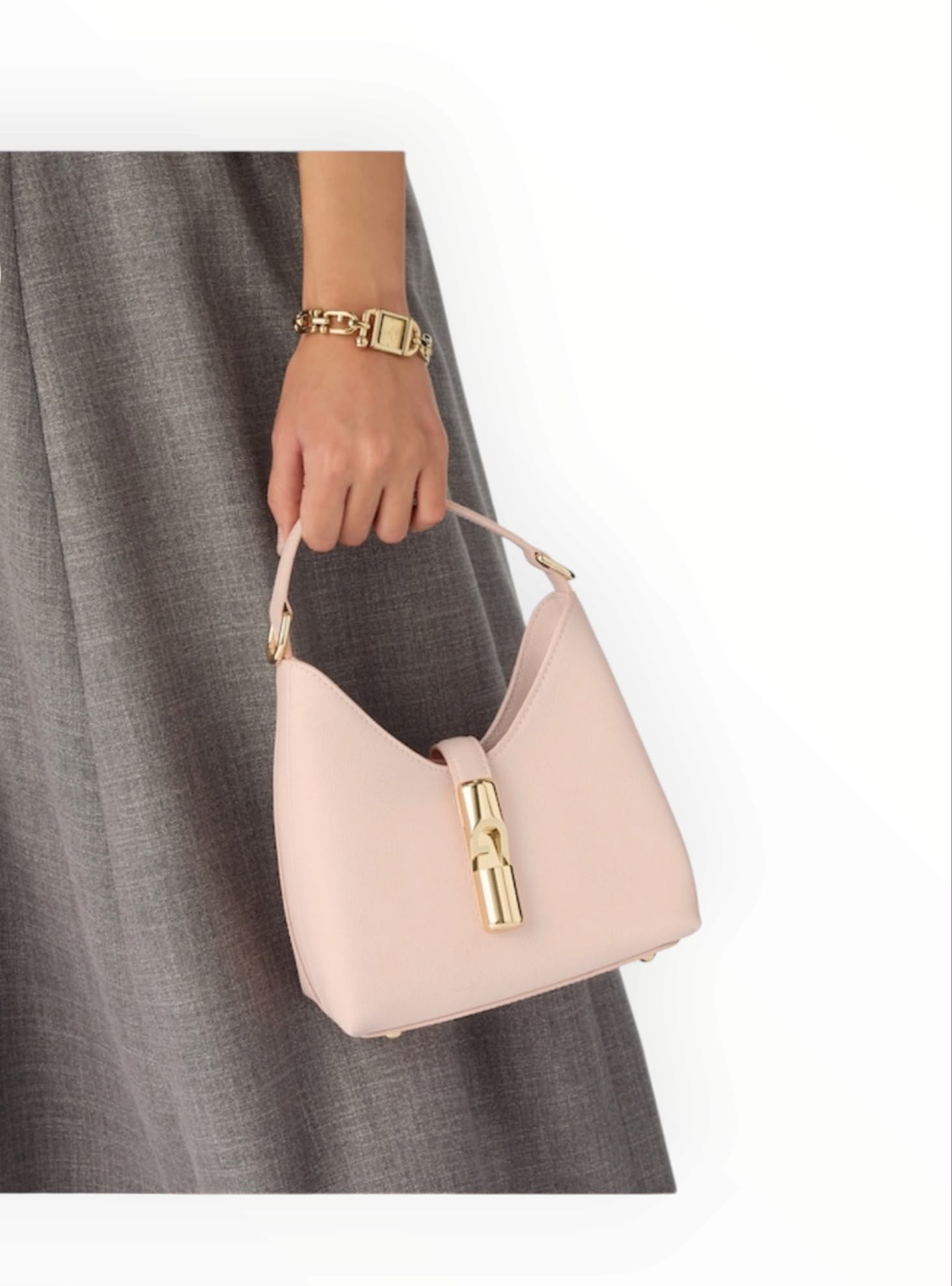 BORSA DONNA “FURLA” FUBHBWW00876PEO IRIDE MINI HOBO W/STRAP PINK ROSA