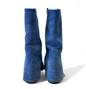 Stivaletti Texani Donna “ELENA IACHI" E3693-T Denim Wash Jeans