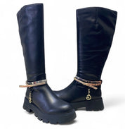 Stivali Donna “GATTINONI CIRCUS” Leroy P10 Pelle Nero