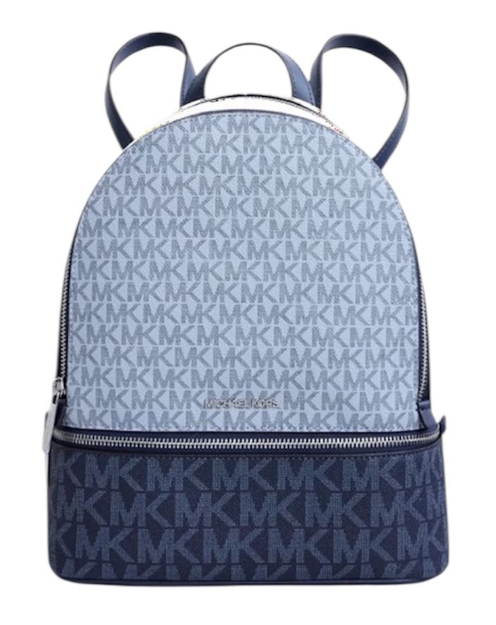 Zaino Donna “MICHAEL KORS” RHEA ZIP Medium Backpack 35S5SRAB6V  ADMIRL Multi Blu