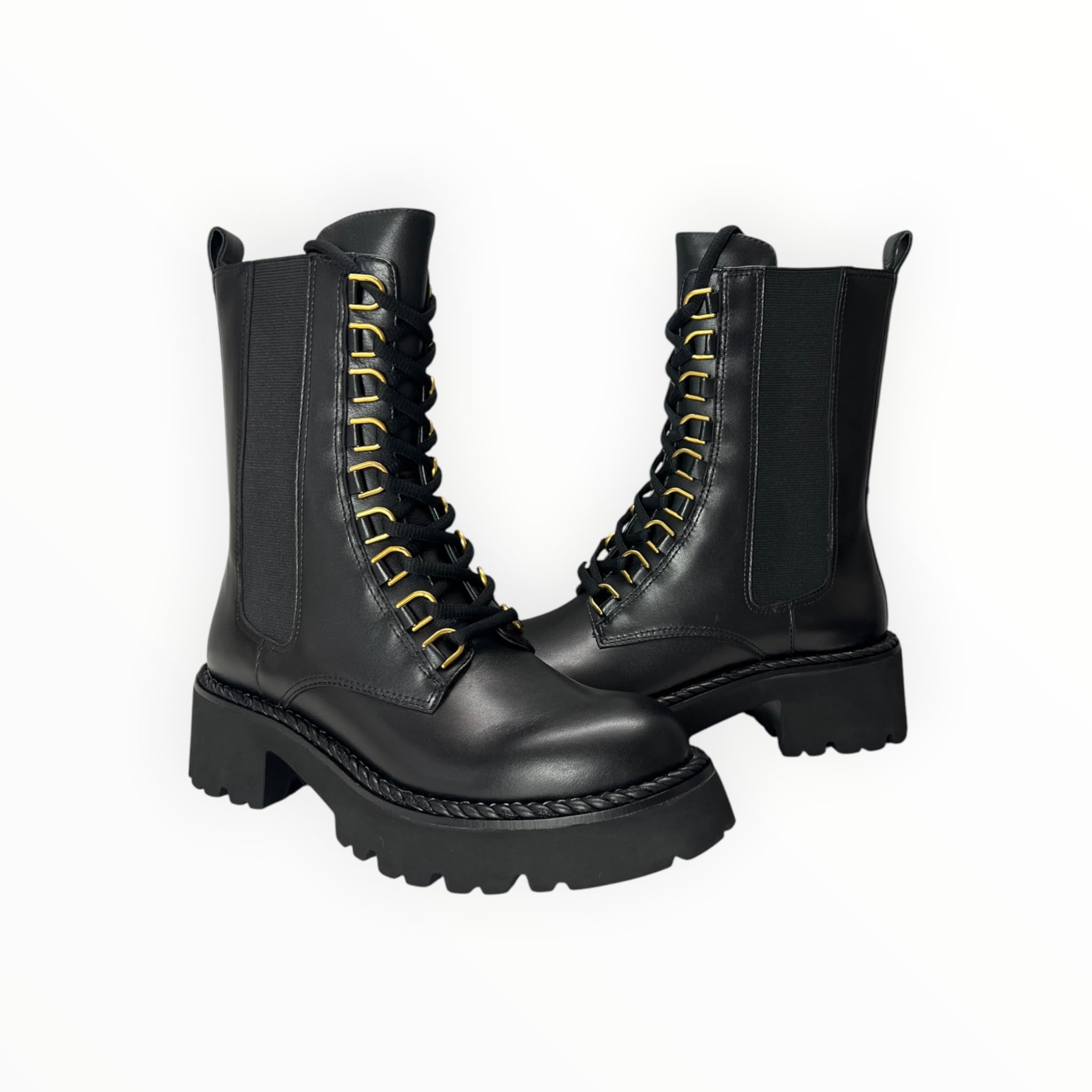 Stivaletti Anfibio Donna “BRUNO PREMI” BI5003X Pelle Nero