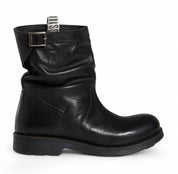 Stivaletti Donna “Bikkembergs” 22119G Pelle Vintage  Nero