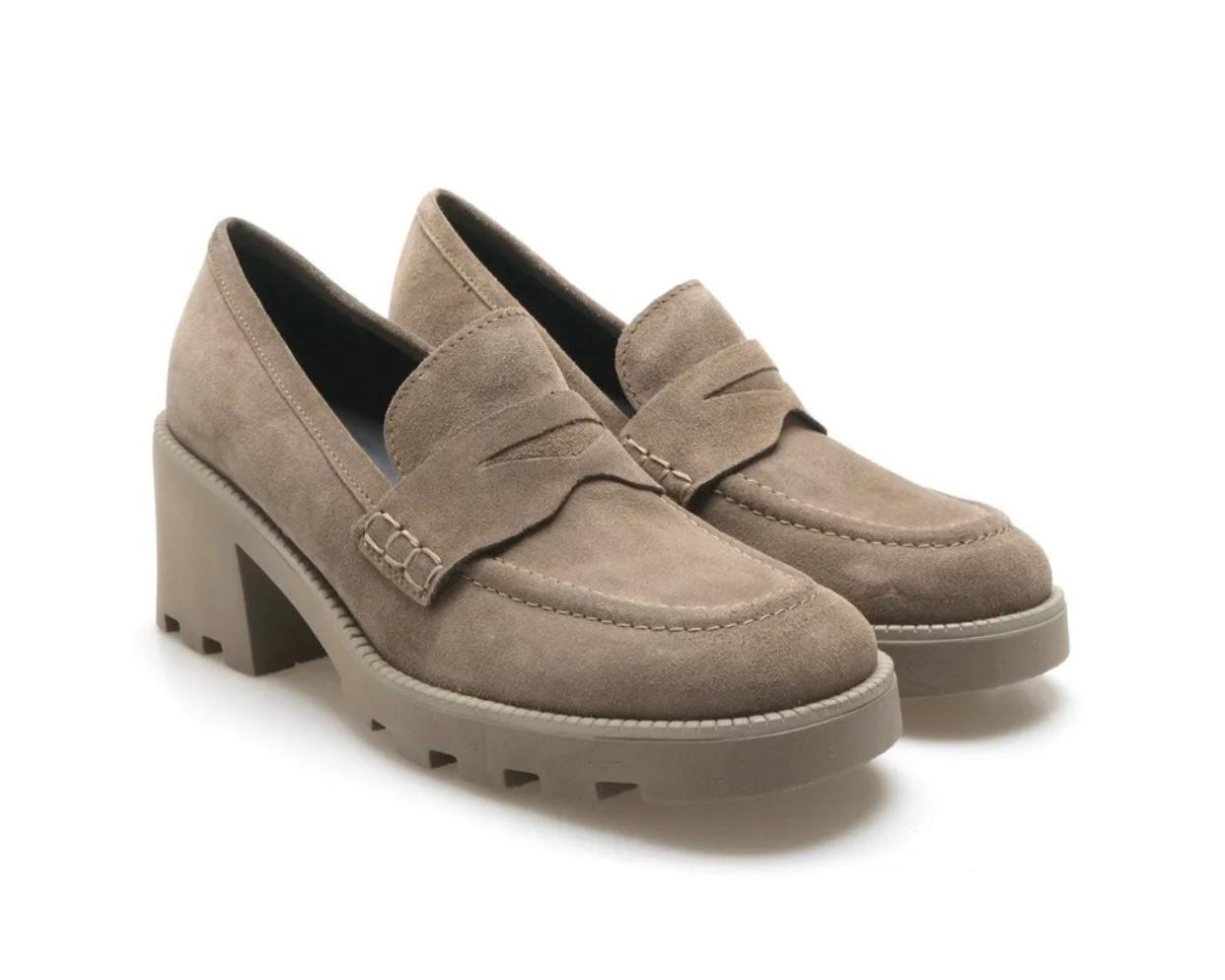 Mocassino Donna “CINZIA SOFT ” PQ1665936 002 Collezione Autunno/Inverno 2024/25 – TAUPE