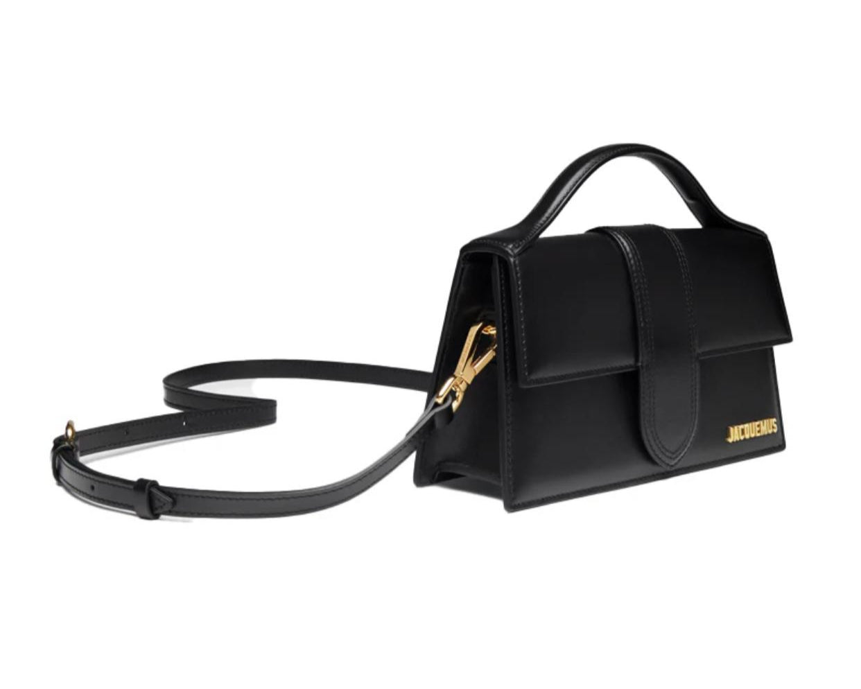 BORSA DONNA “JACQUEMUS” LE GRAND BAMBINO PRIMAVERA ESTATE 2025 NERO