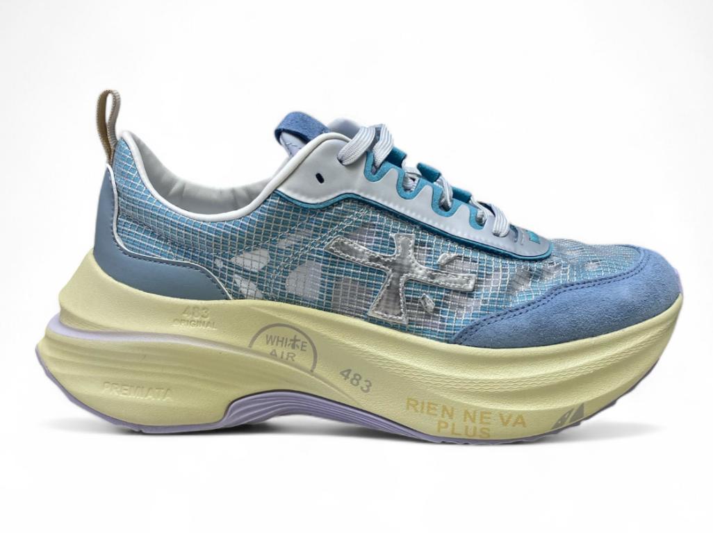 Sneakers Donna "PREMIATA" Timeless Hill 7506 Azzurro