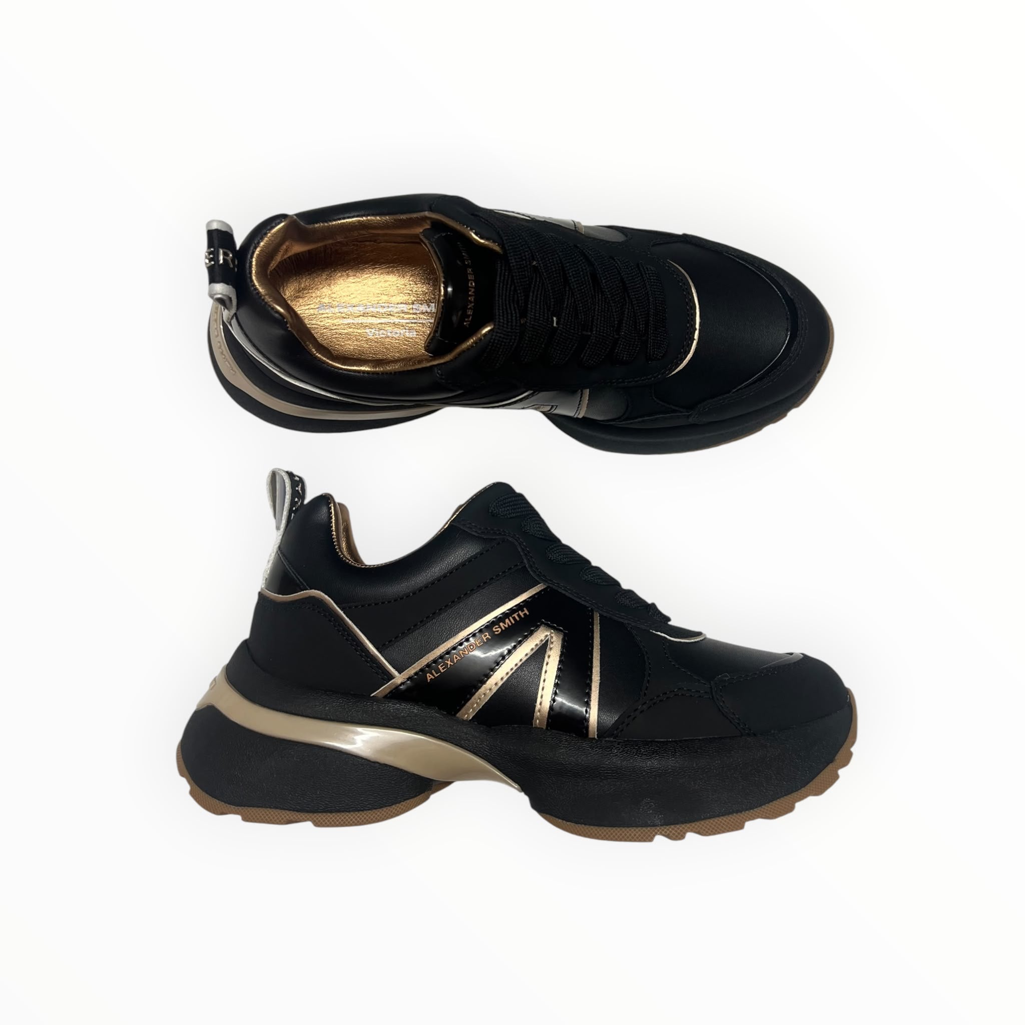 SNEAKERS DONNA “ALEXANDER SMITH” VICTORIA VIW 1144 BCP PELLE NERO
